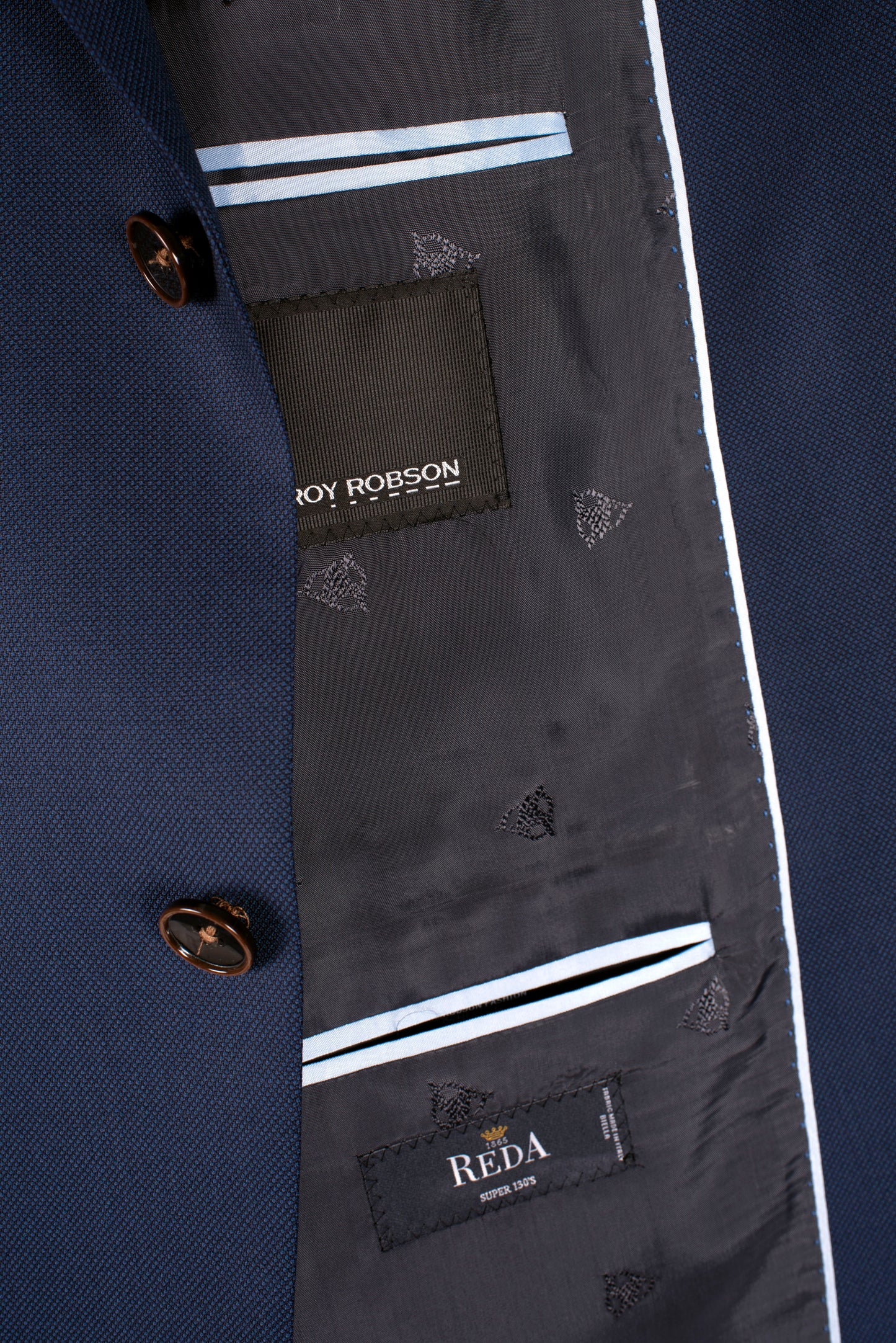 Roy Robson Herren Sakko in blau