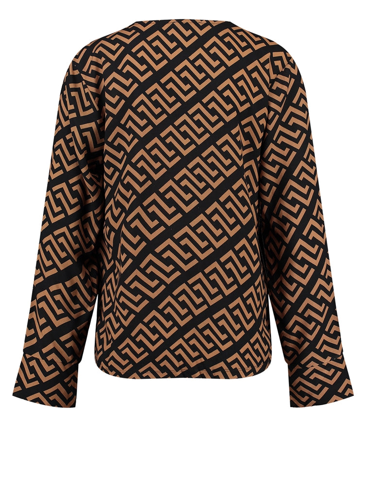 Key Largo Herren Bluse in braun