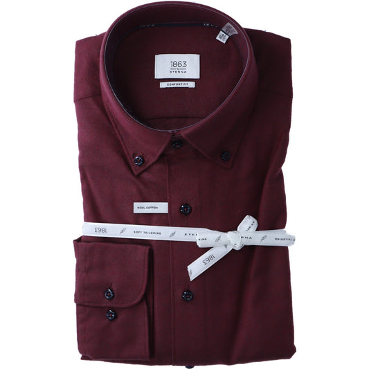 eterna Herren Hemd in bordeaux