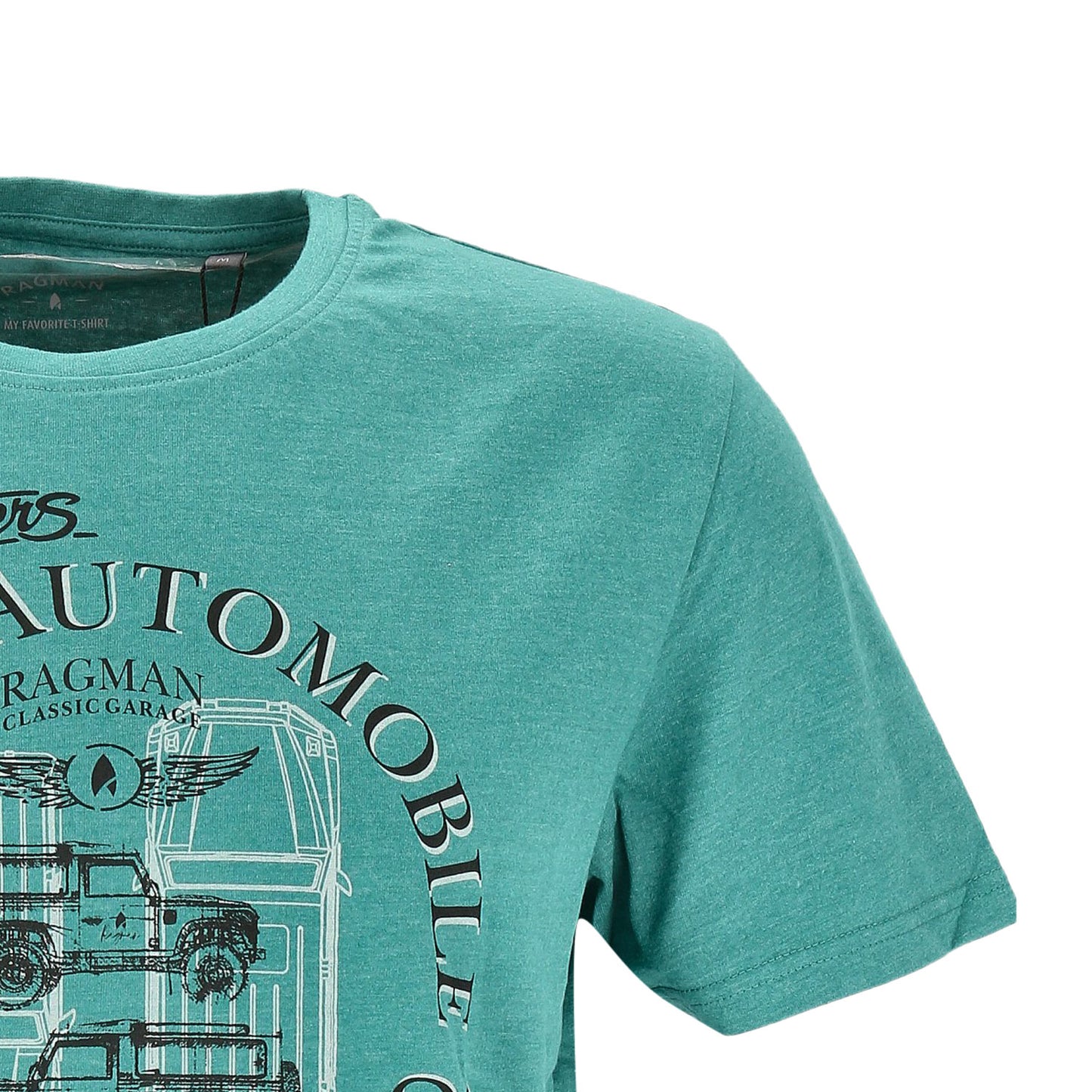 Ragman Herren T-Shirt in grün