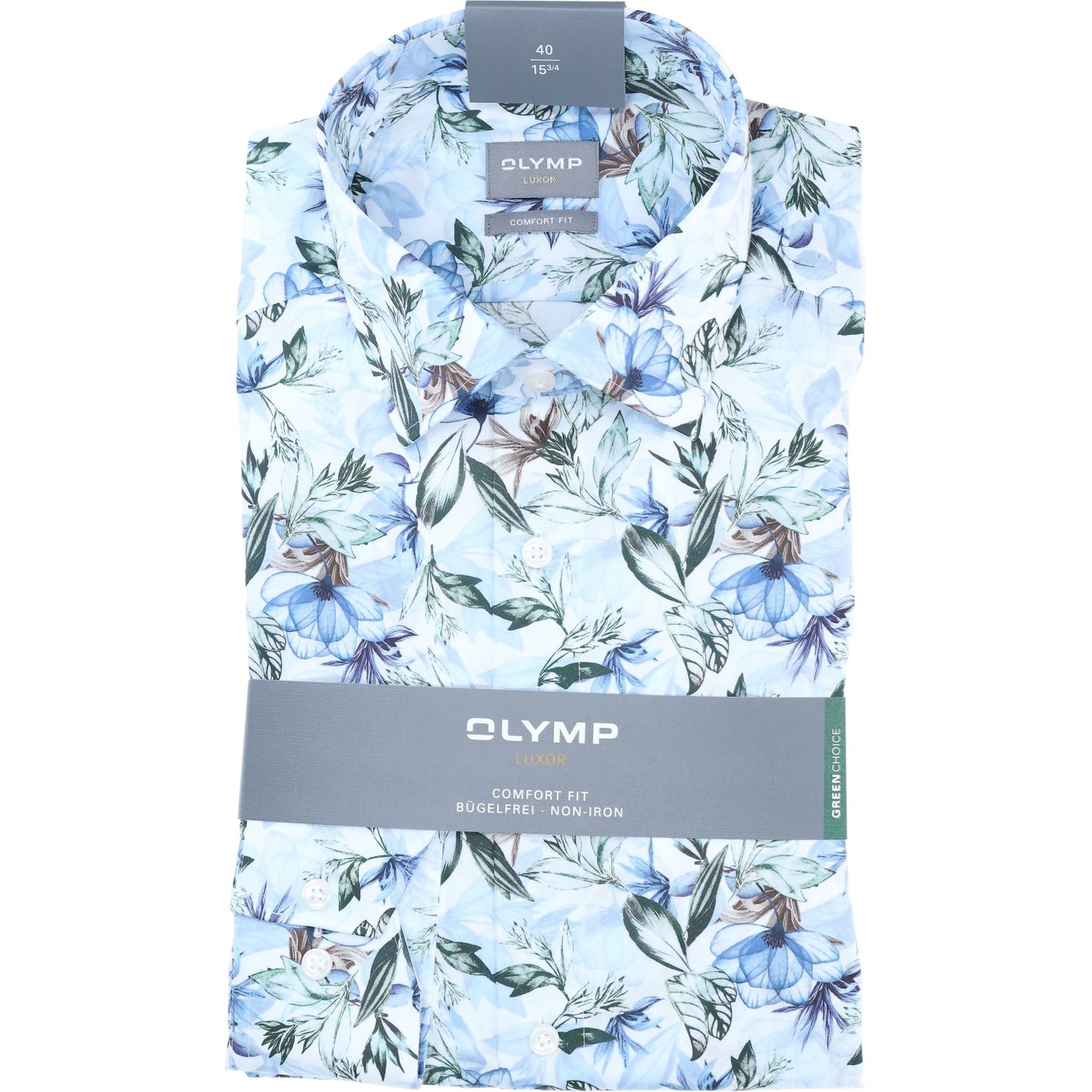 Olymp_CF Herren Hemd in blau