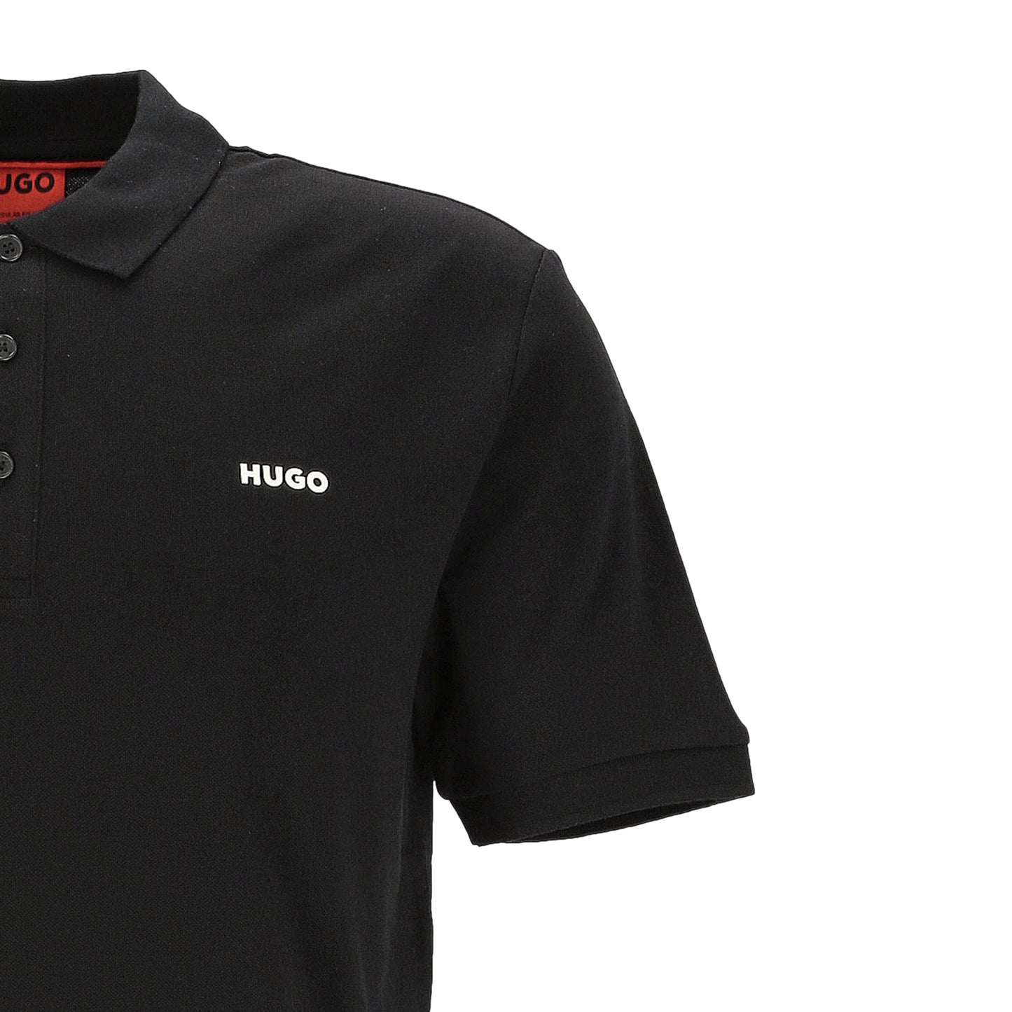 HUGO_Red Herren PoloShirt in schwarz