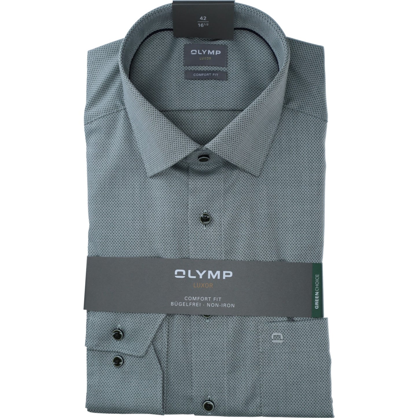 Olymp_CF Herren Hemd in grün