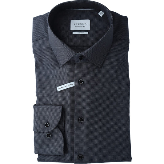 eterna Herren Hemd in schwarz