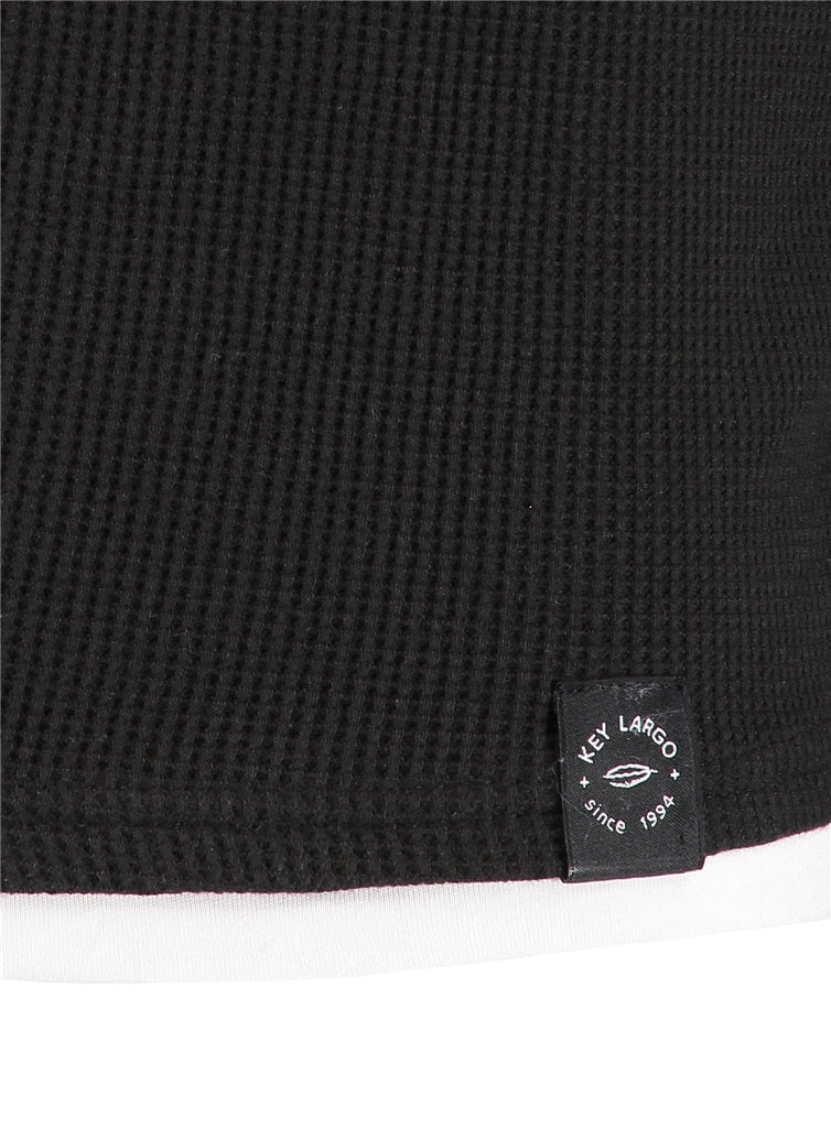 Key Largo Herren Sweat-Jacke in schwarz