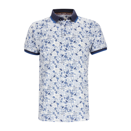 a Fish named Fred Herren Poloshirt in blau