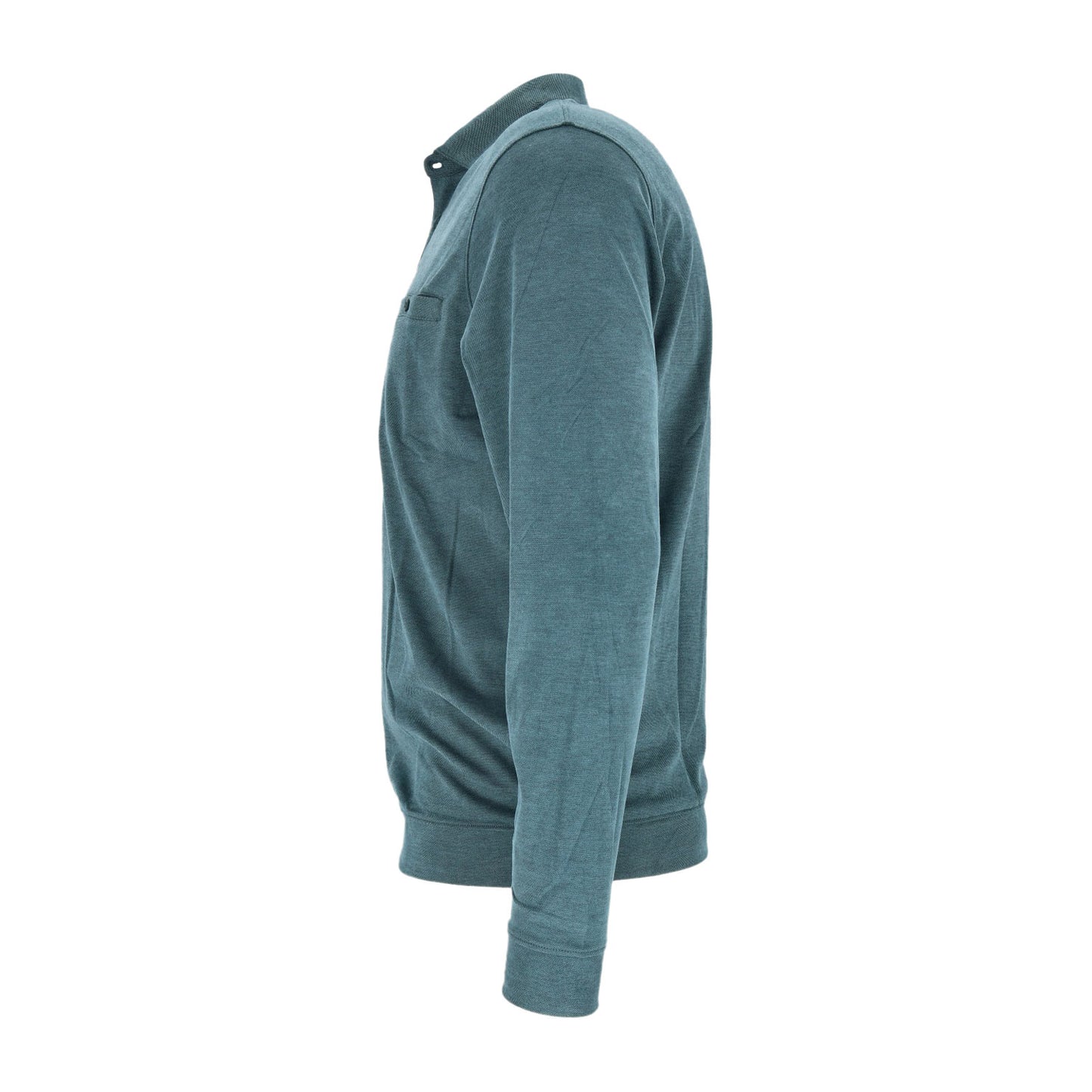 Ragman Herren Long Sleeve in grün