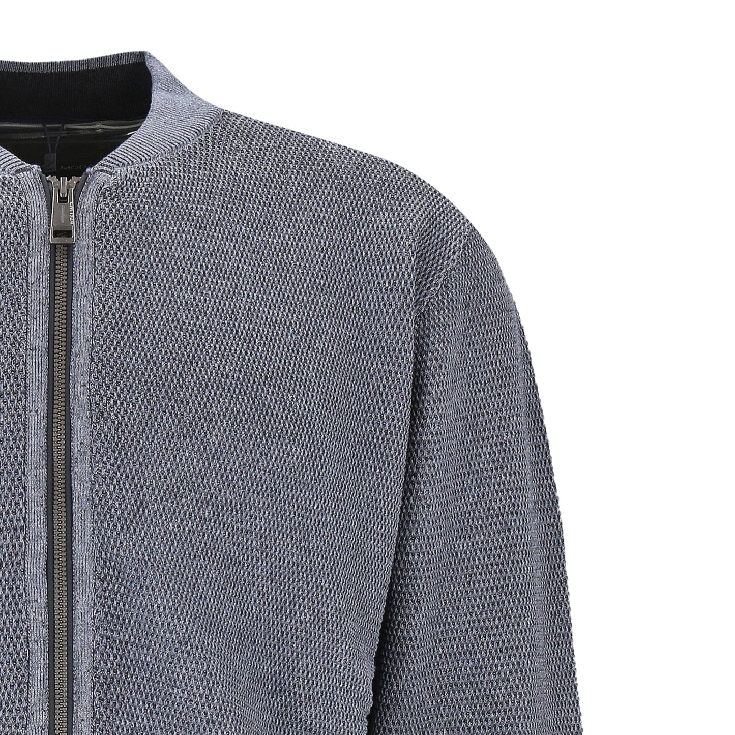 Casa Moda Herren Strickjacke in silber