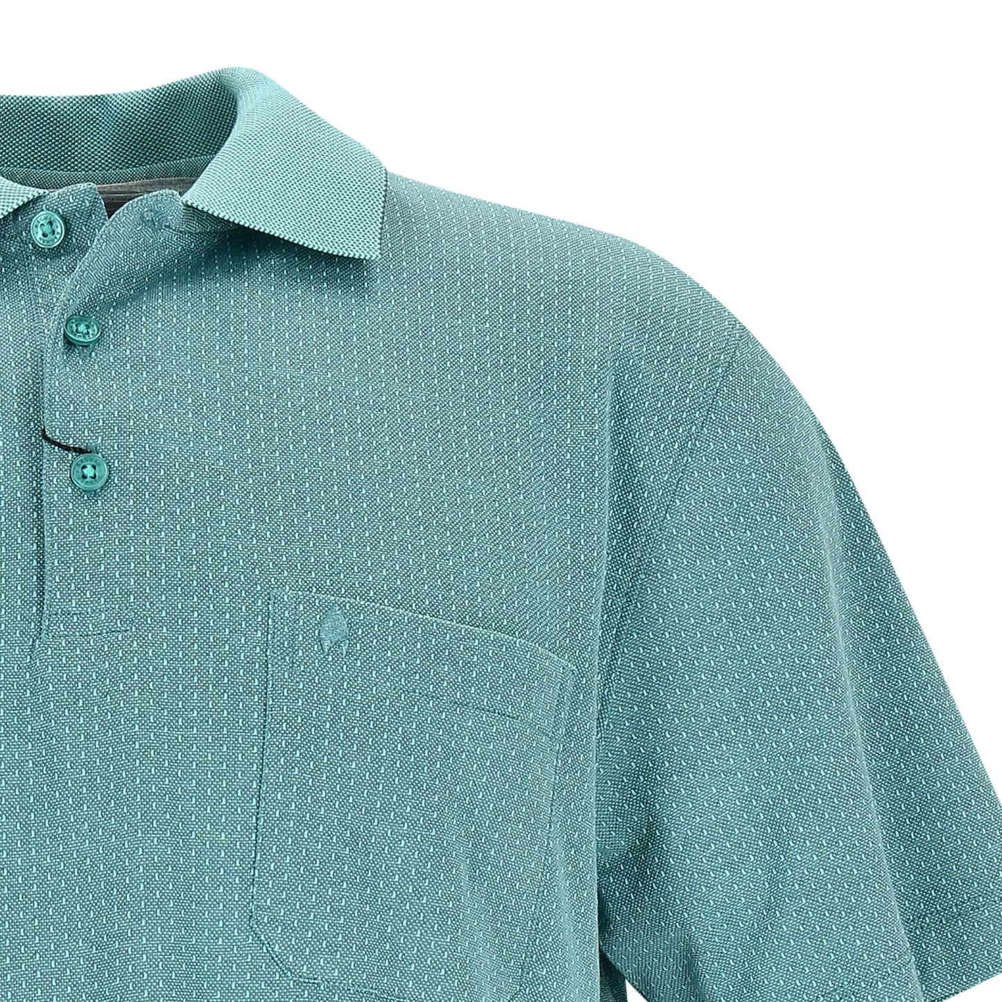 Ragman Herren Poloshirt in grün