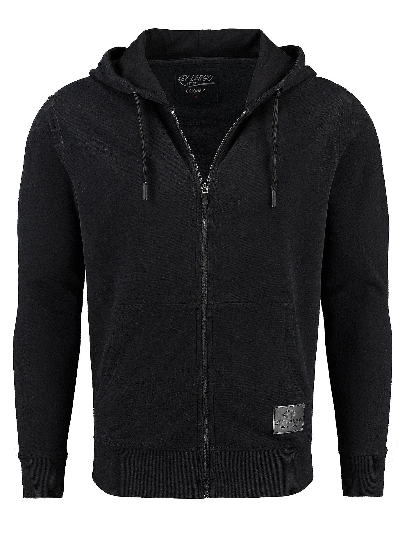 Key Largo Herren Sweat-Jacke in schwarz