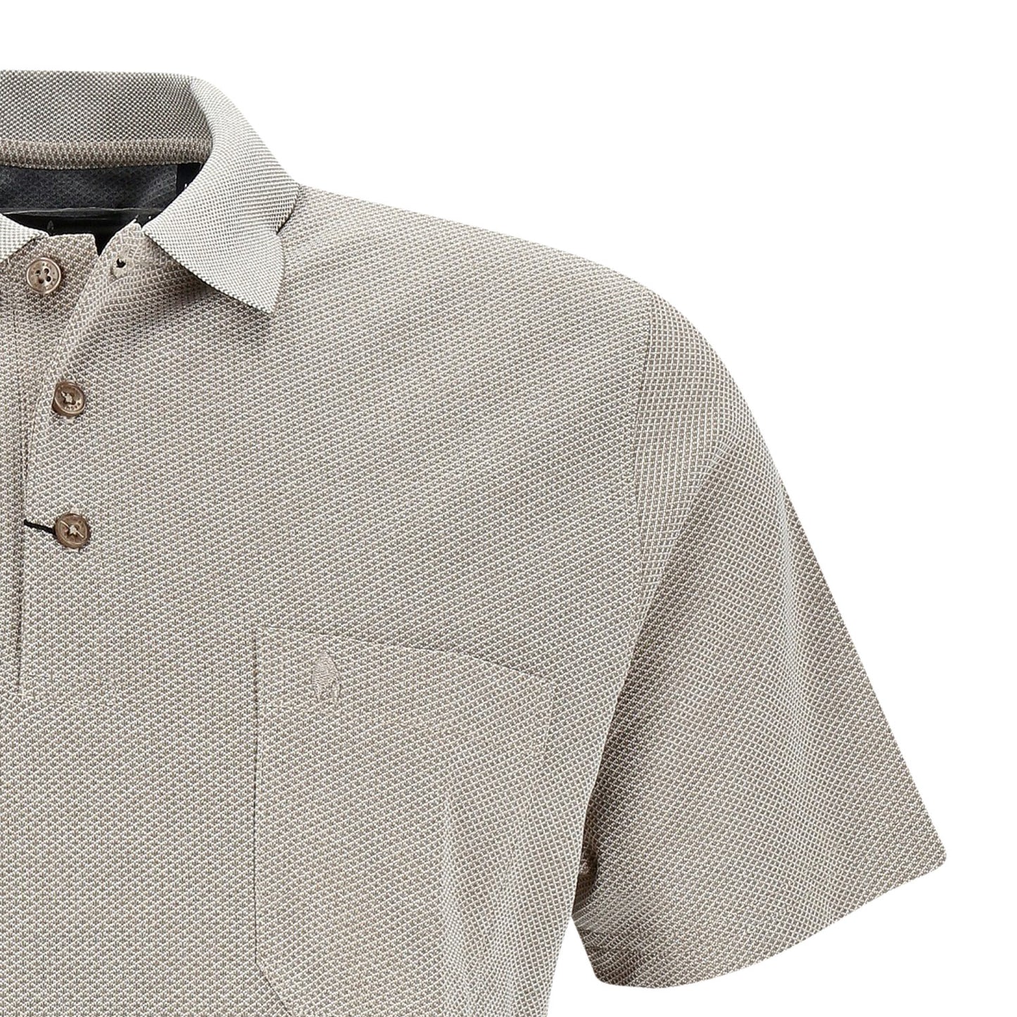 Ragman Herren Poloshirt in braun