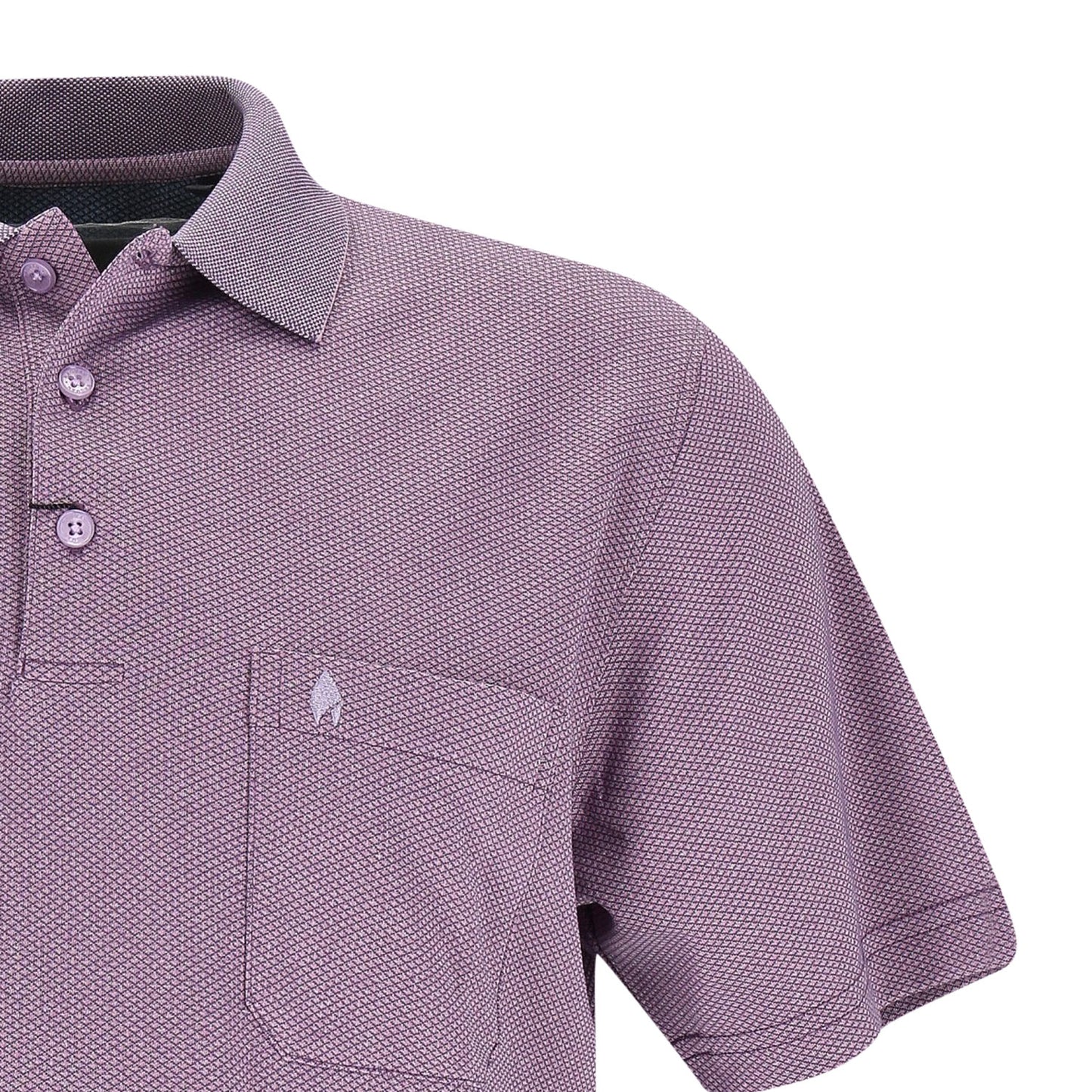 Ragman Herren Poloshirt in lila