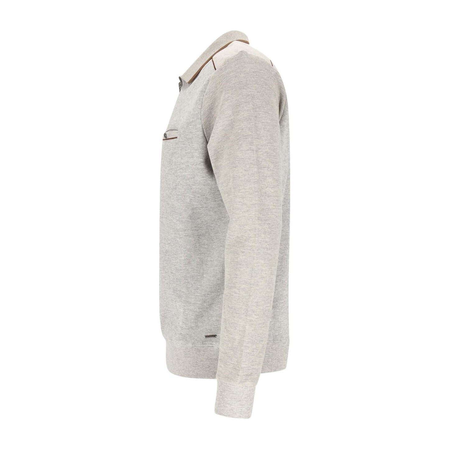 Ragman Herren Sweatshirt in grau