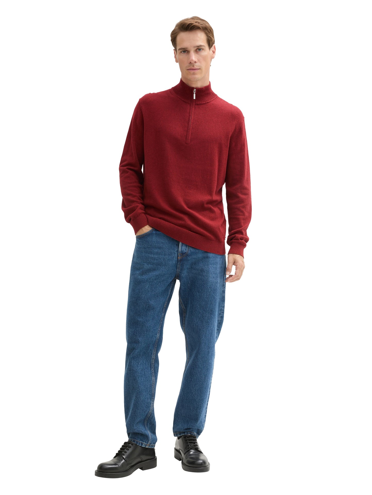 Tom Tailor Herren Pullover in rot