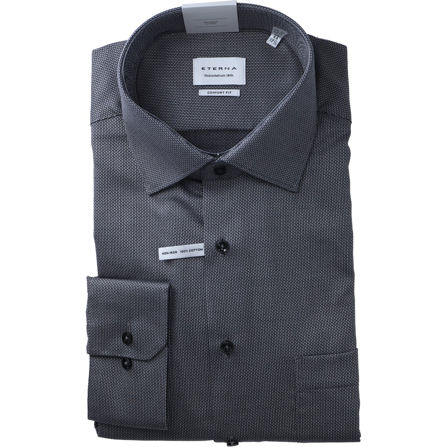 eterna Herren Hemd in silber