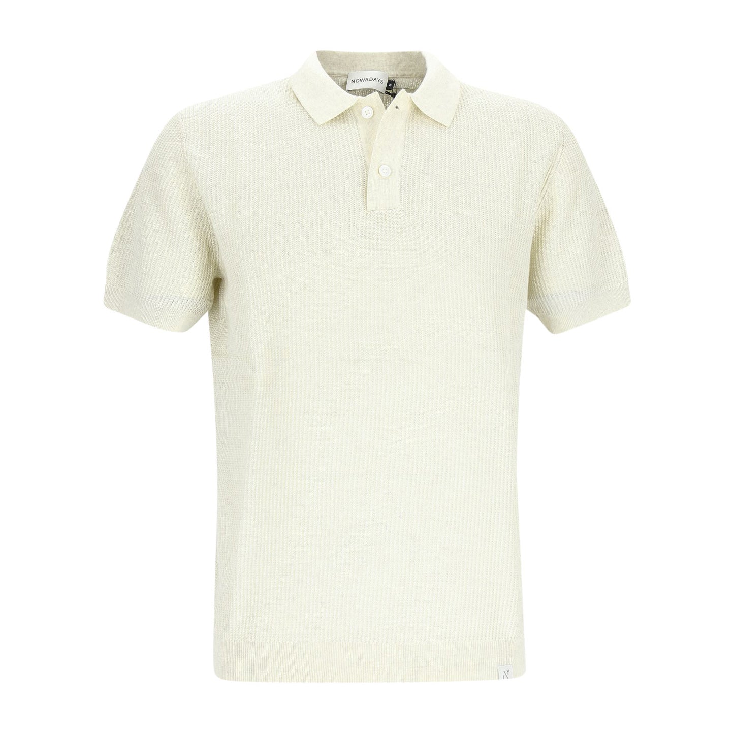 Nowadays Herren Polo in beige