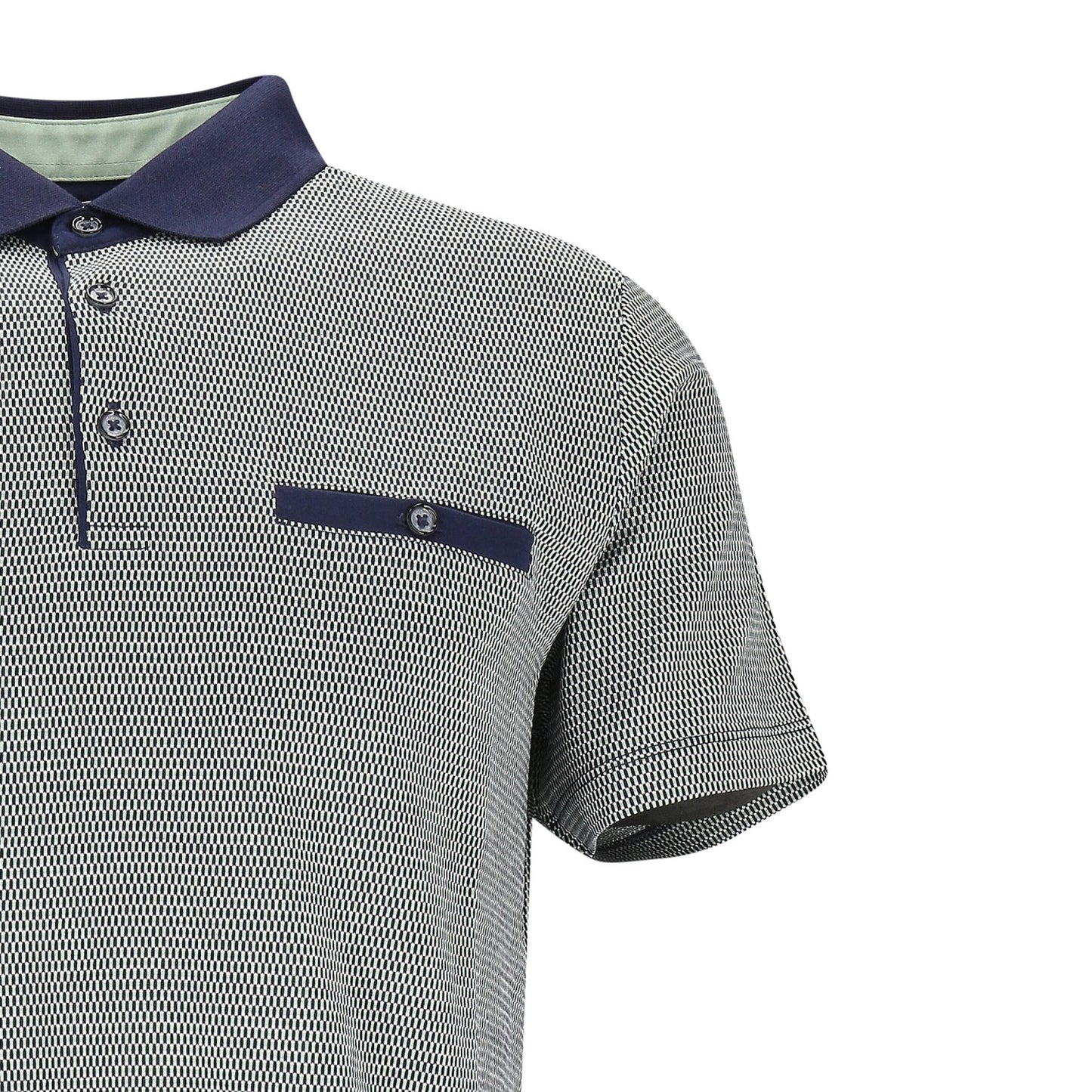 Ragman Herren Poloshirt in grün