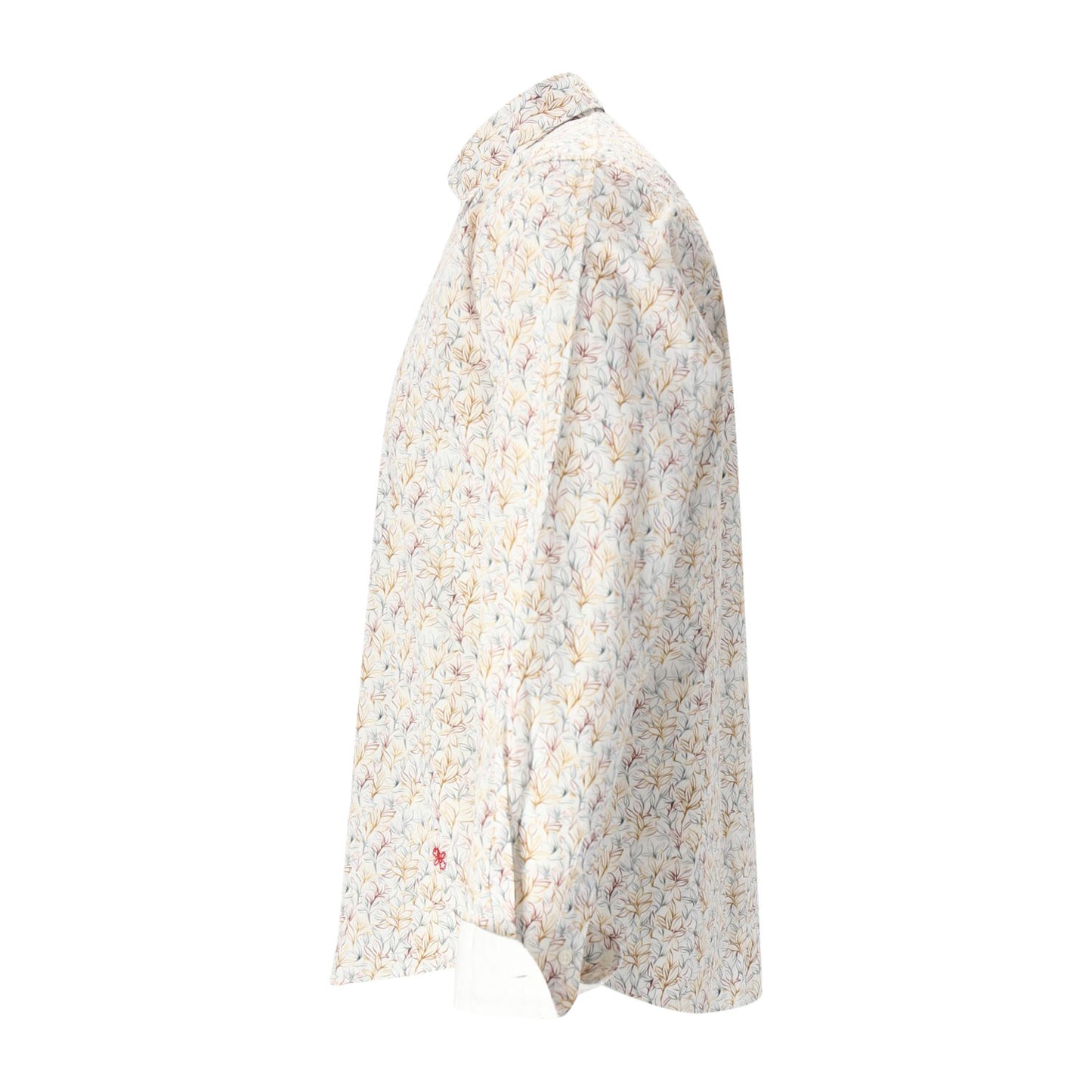 Two Flowers Herren Hemd in grau