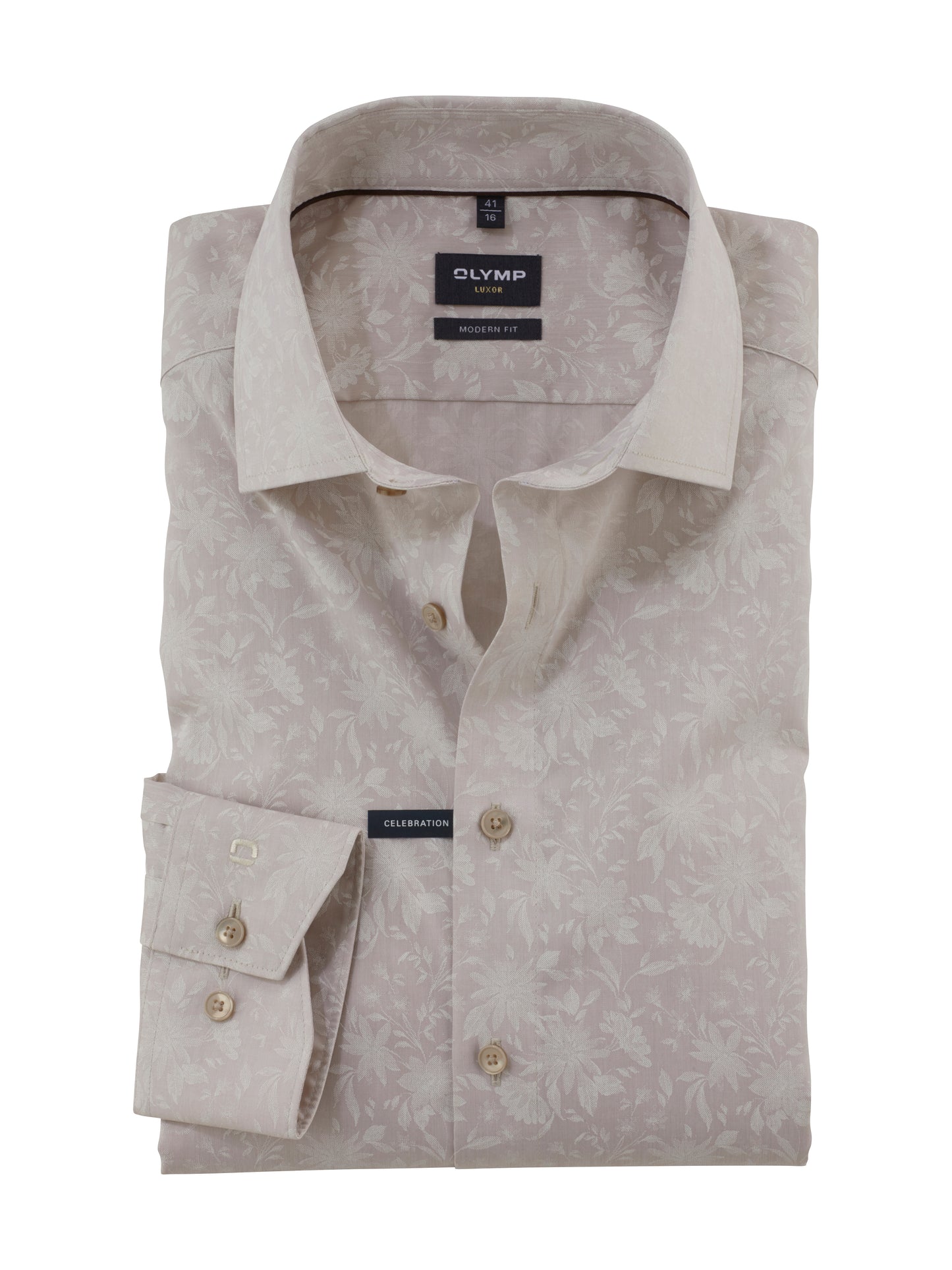 Olymp_MF Herren Hemd in beige