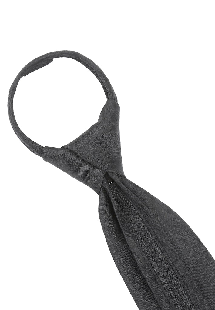 Seidenfalter Unisex Krawatte in schwarz