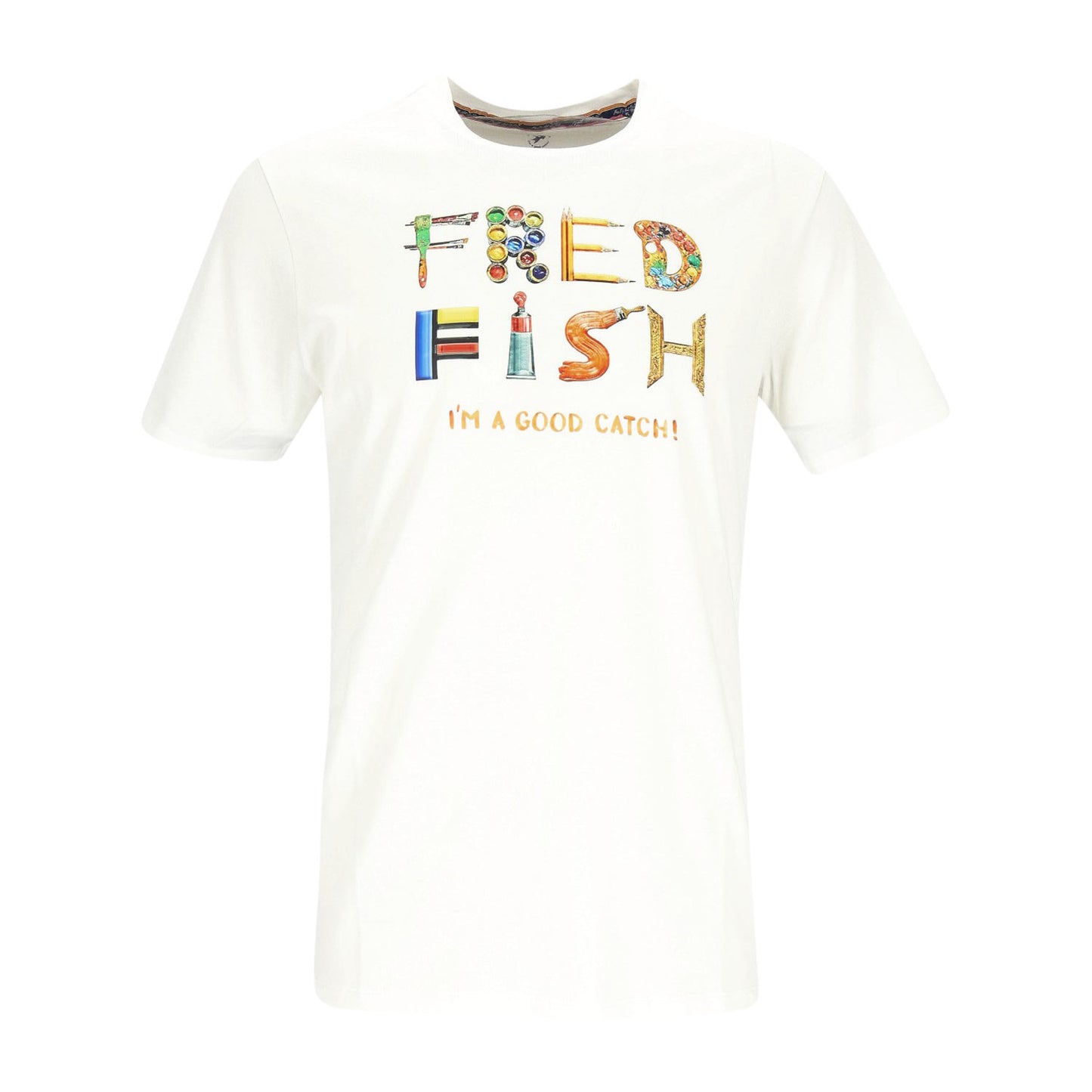 a Fish named Fred Herren T-Shirt in weiß