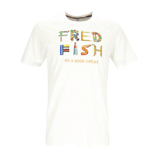 a Fish named Fred Herren T-Shirt in weiß