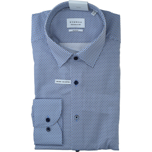 eterna Herren Hemd in blau