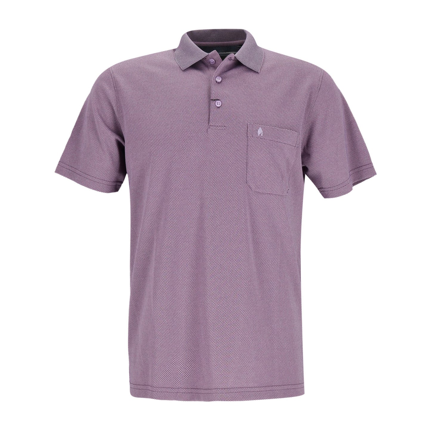 Ragman Herren Poloshirt in lila