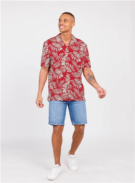 Key Largo Herren Hemd in rot
