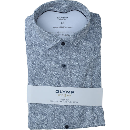 Olymp-Jersey_BF Herren Hemd in blau