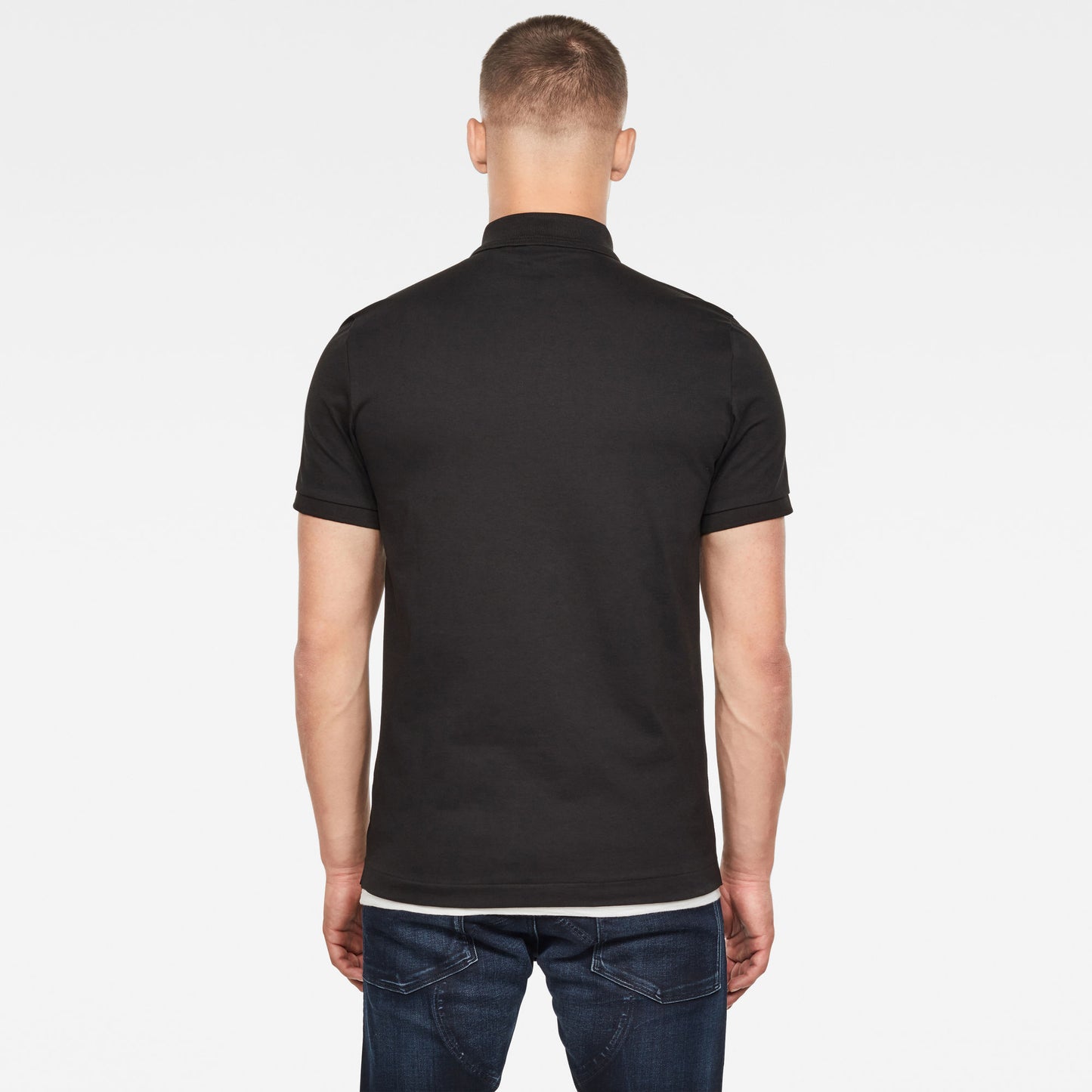GStar Herren Poloshirt in schwarz