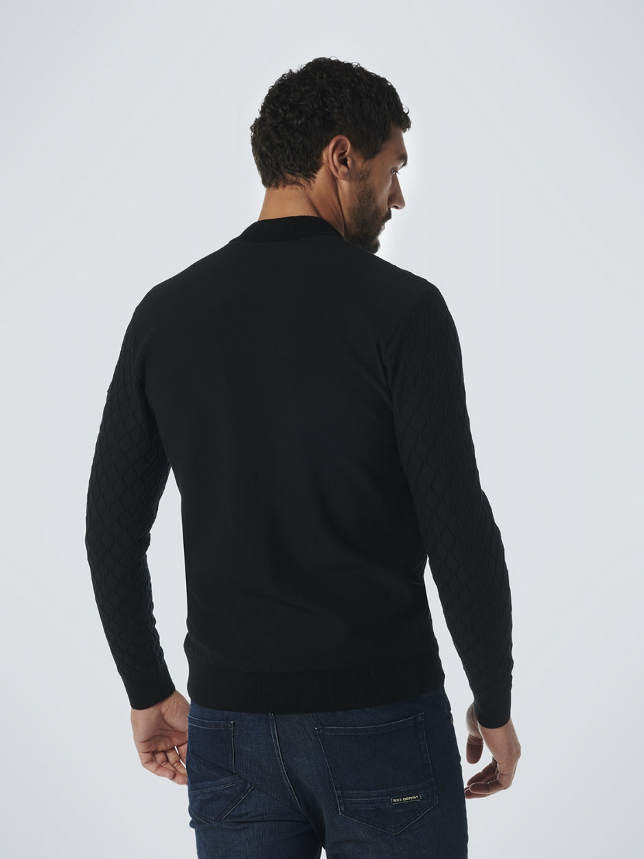 NoExcess Herren Pullover in schwarz