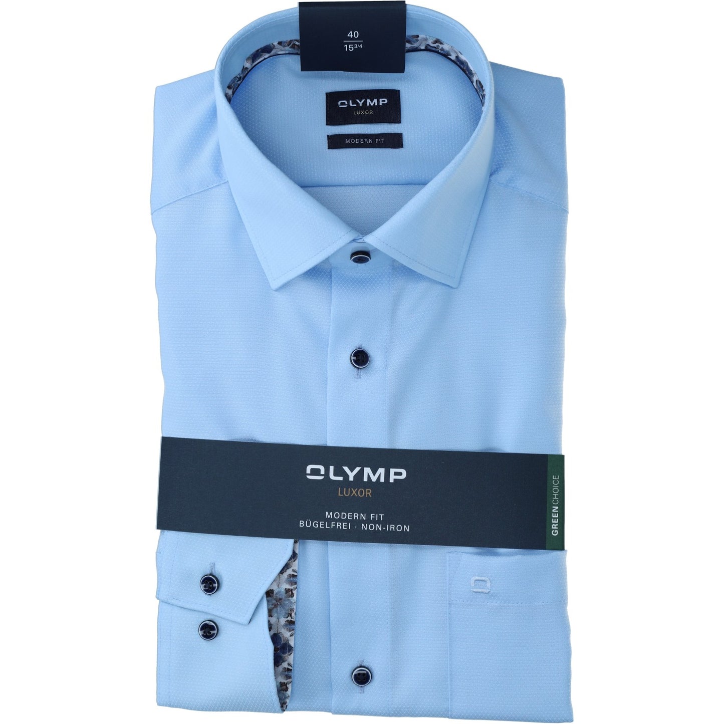 Olymp_MF Herren Hemd in blau