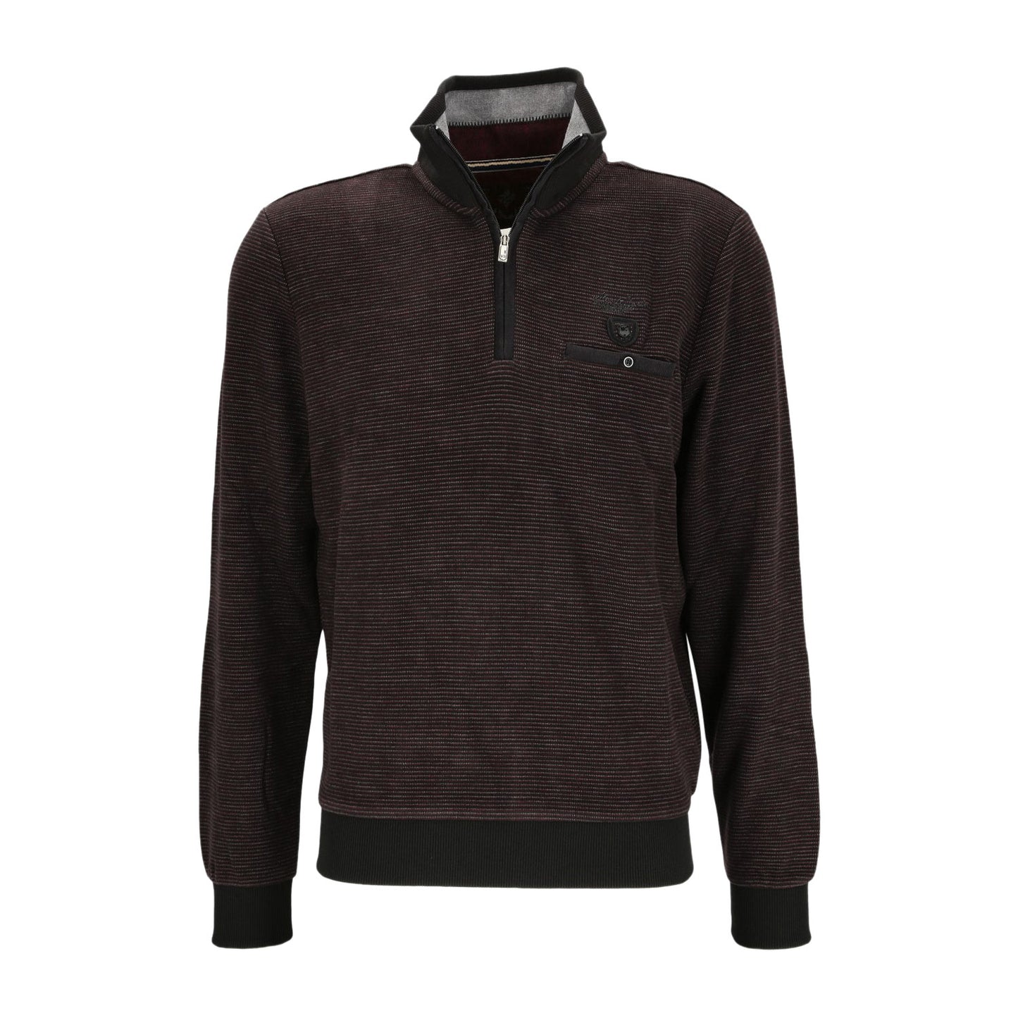 Mode Monte Carlo Herren Sweat-Shirt in schwarz