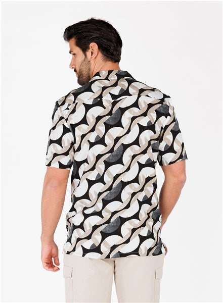 Key Largo Herren Hemd in schwarz