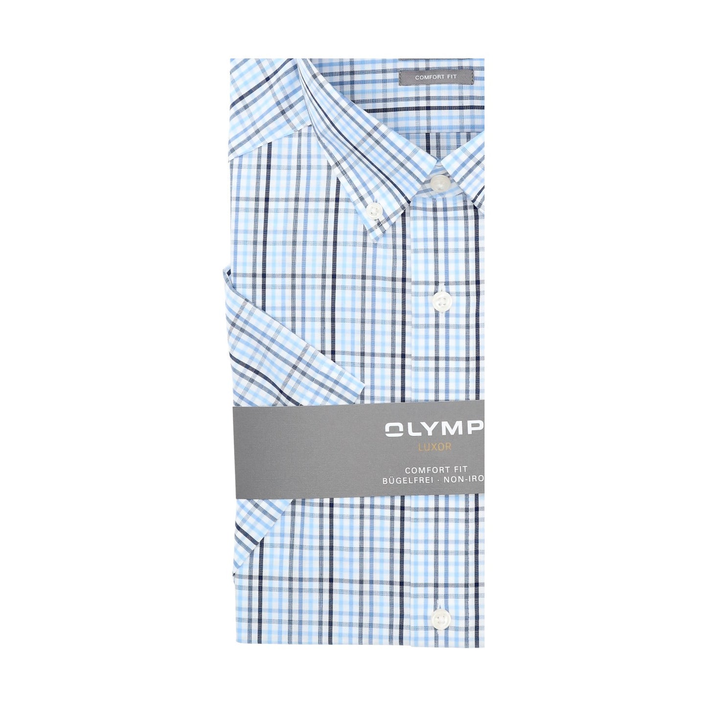 Olymp_CF Herren Hemd in blau