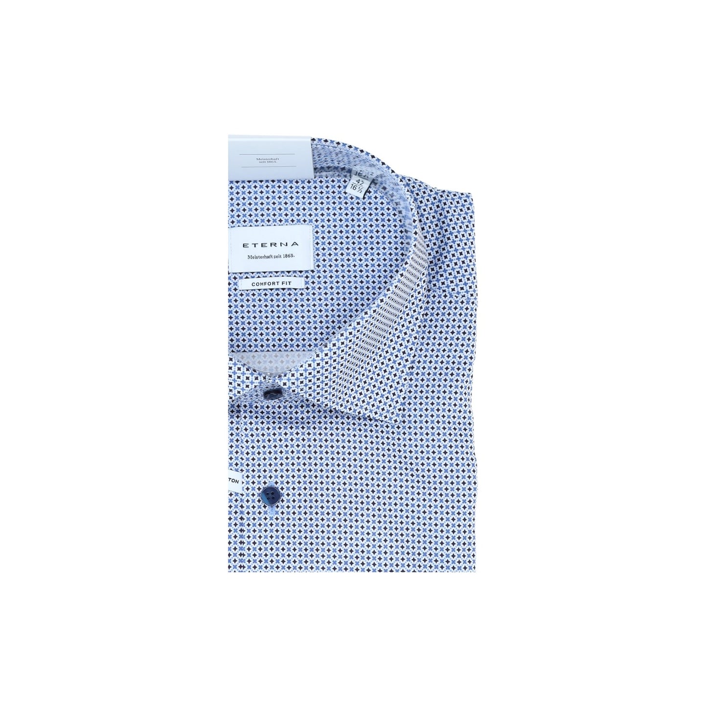 eterna Herren Hemd in blau