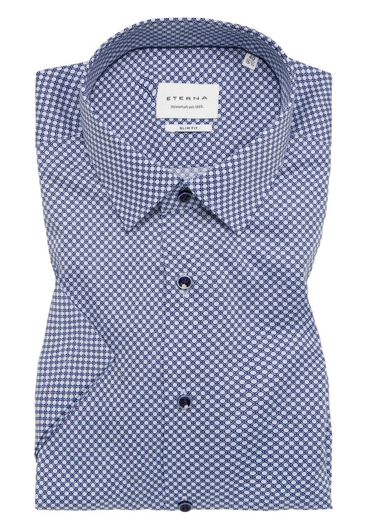 eterna Herren Hemd in blau