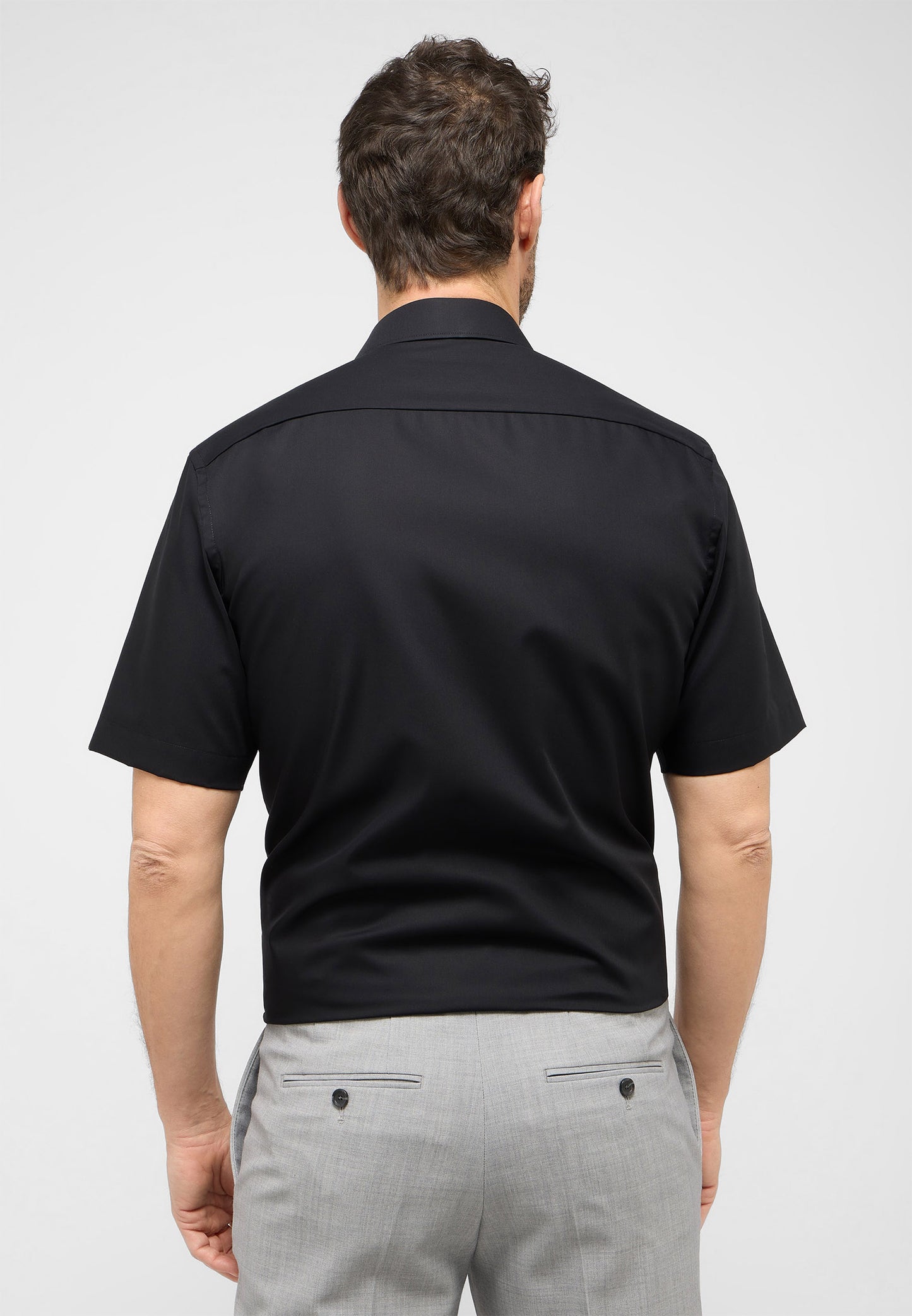 eterna Herren Hemd in schwarz