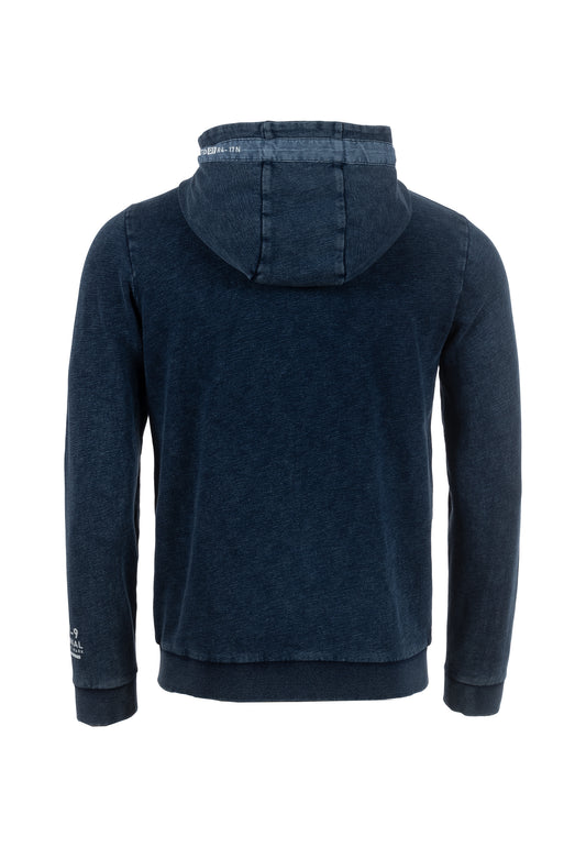 Questo Herren Sweat-Jacke in blau