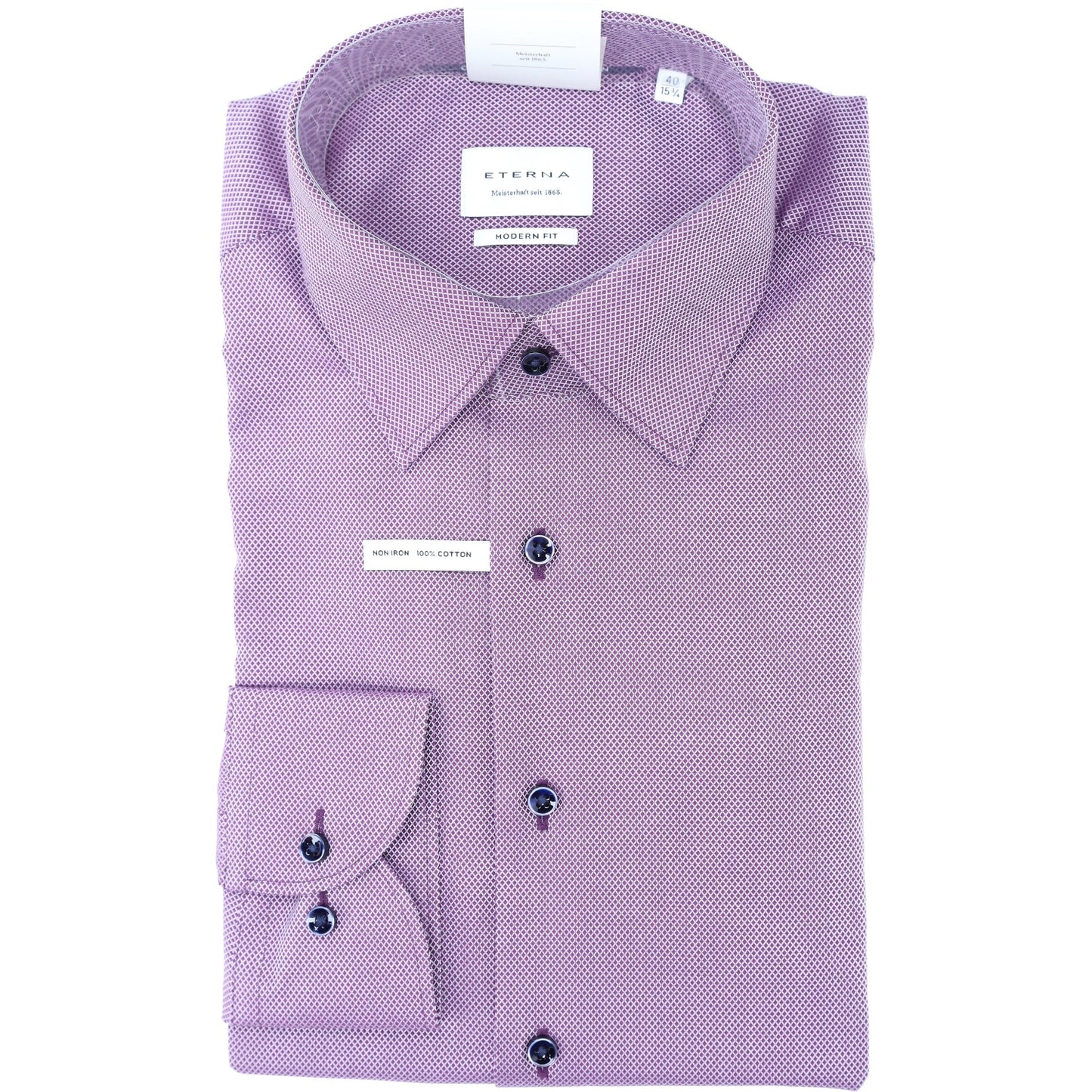 eterna Herren Hemd in lila