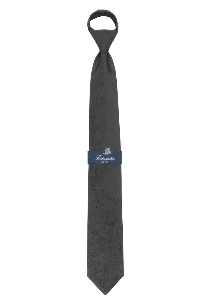 Seidenfalter Unisex Krawatte in schwarz