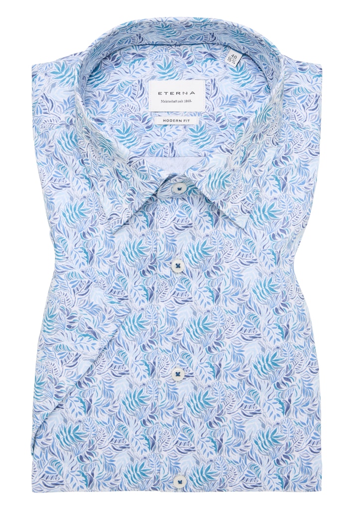 eterna Herren Hemd in blau