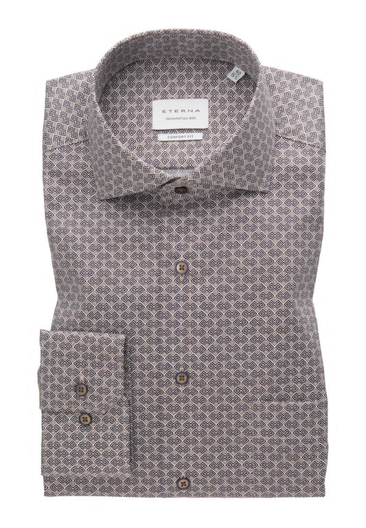 eterna Herren Hemd in beige