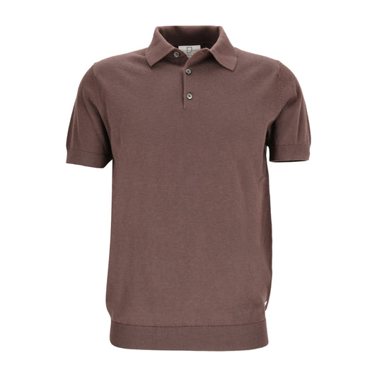 Born with Appetite Herren Poloshirt in braun