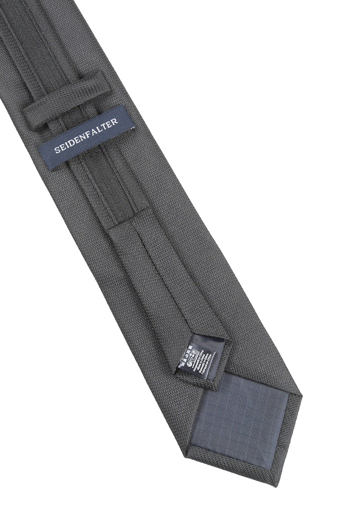 Seidenfalter Unisex Krawatte in schwarz