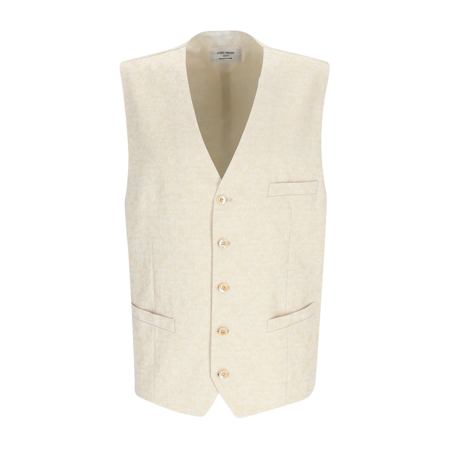 Carl Gross Herren Weste in beige