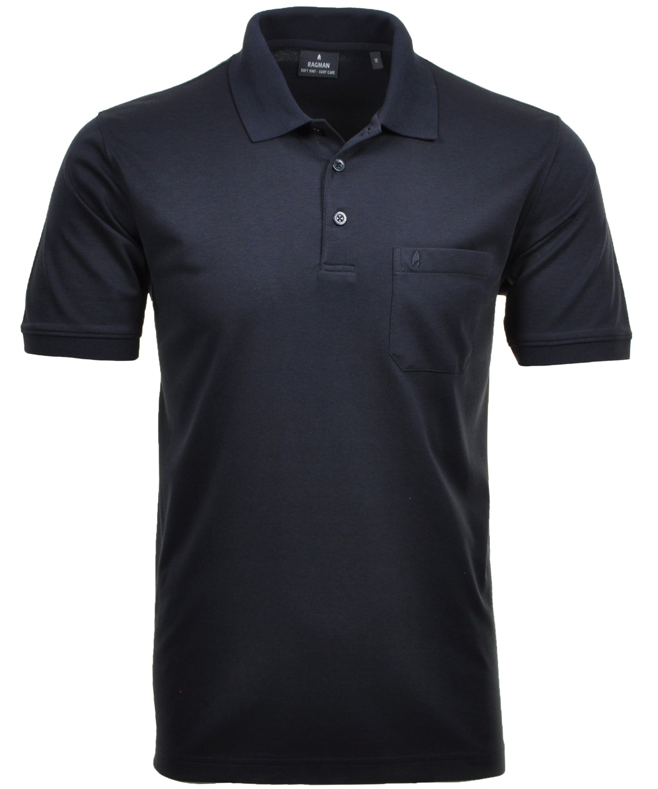Ragman Herren Poloshirt in blau
