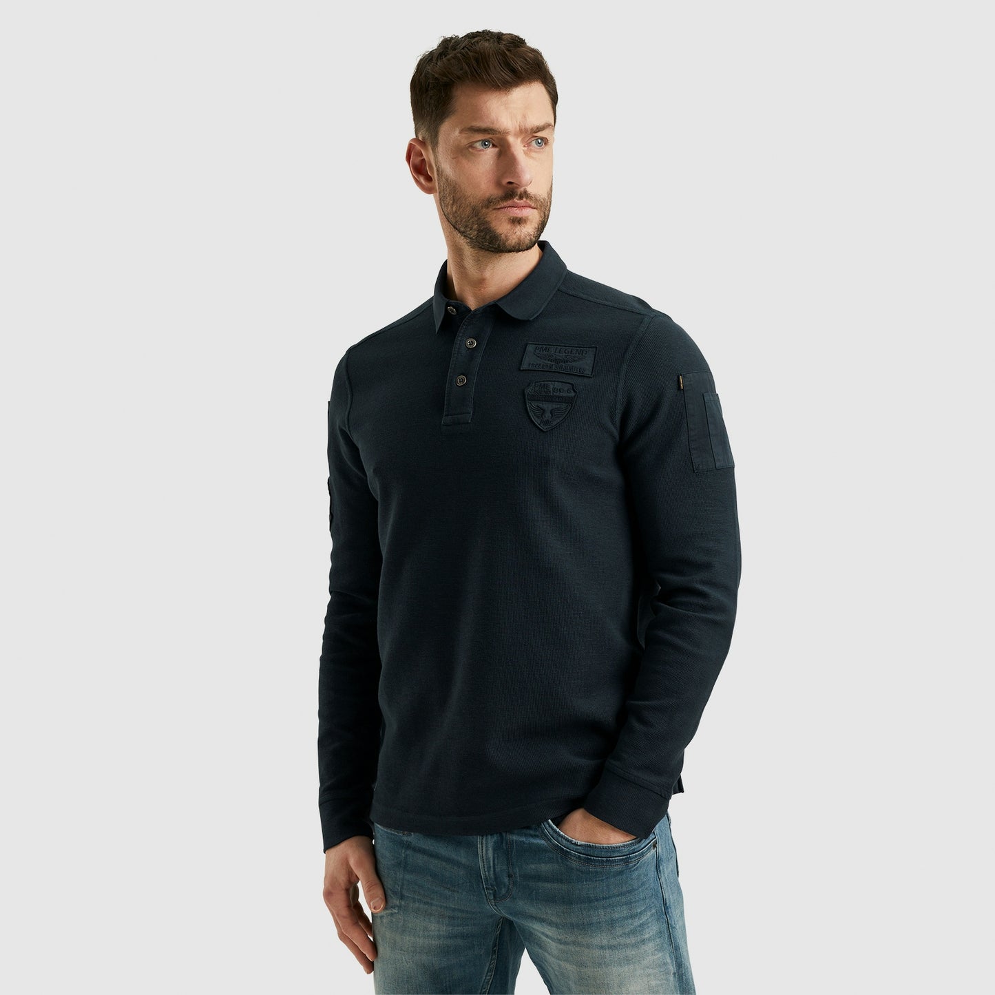 PME Legend Herren Long Sleeve in blau
