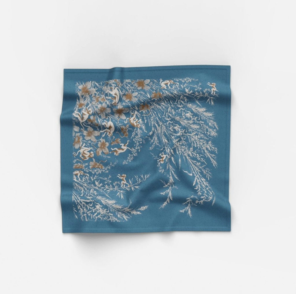 Olymp Herren Tucher / Schal in blau